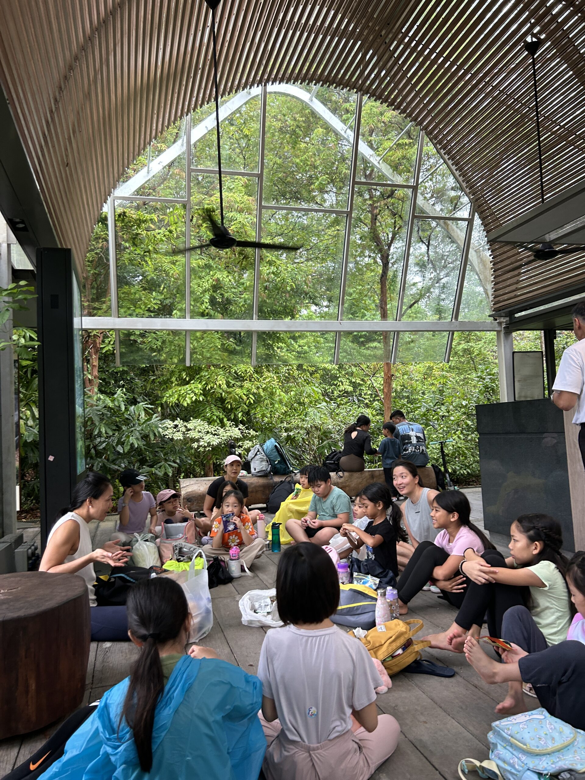 Children outdoor camp Singapore mindfulness