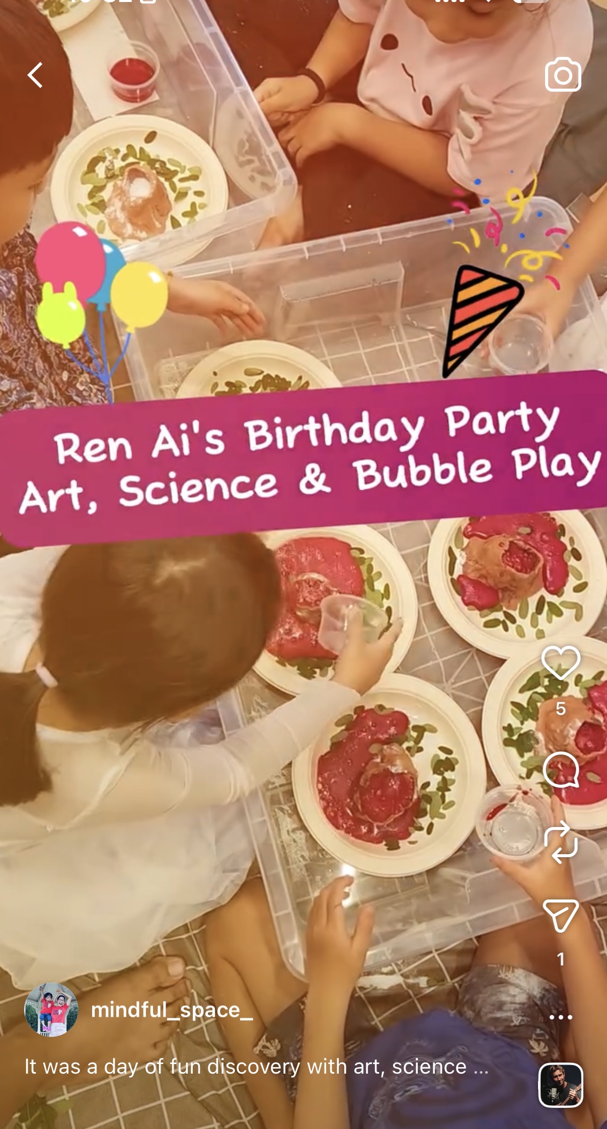 Ren Ai Art Science Birthday