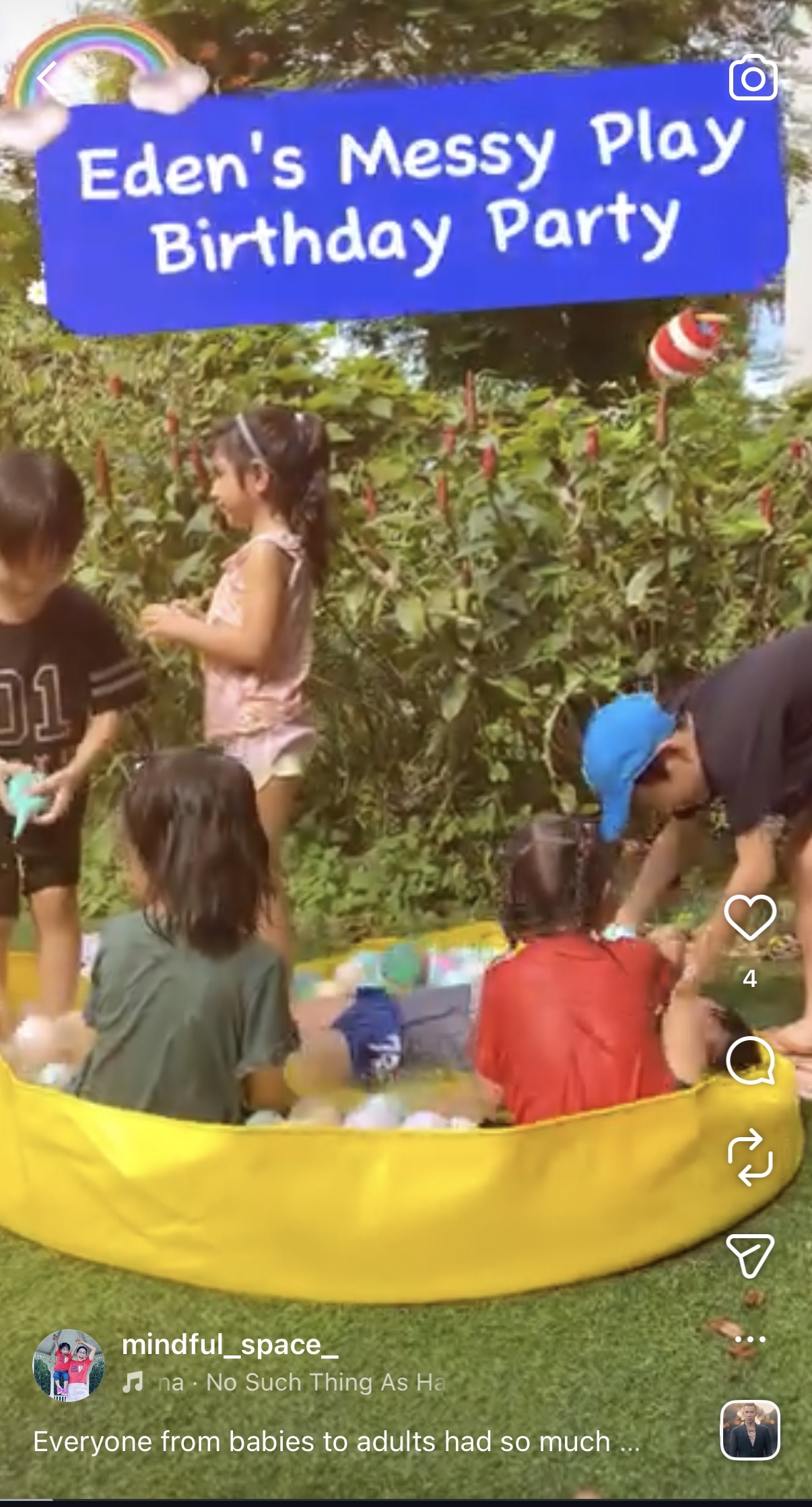 Eden Messy Play Birthday Party