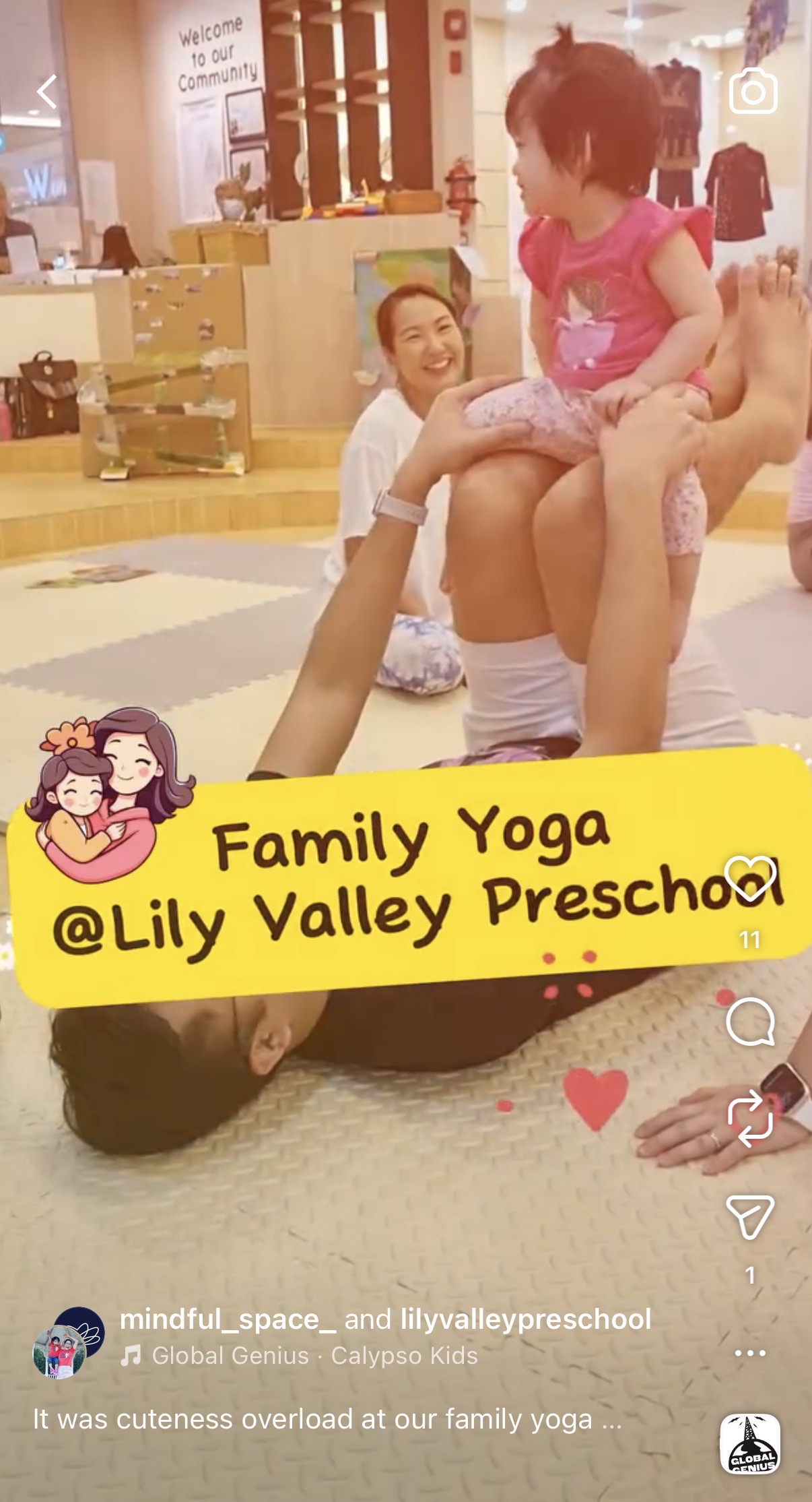 Lily Valley Preschool Family Yoga