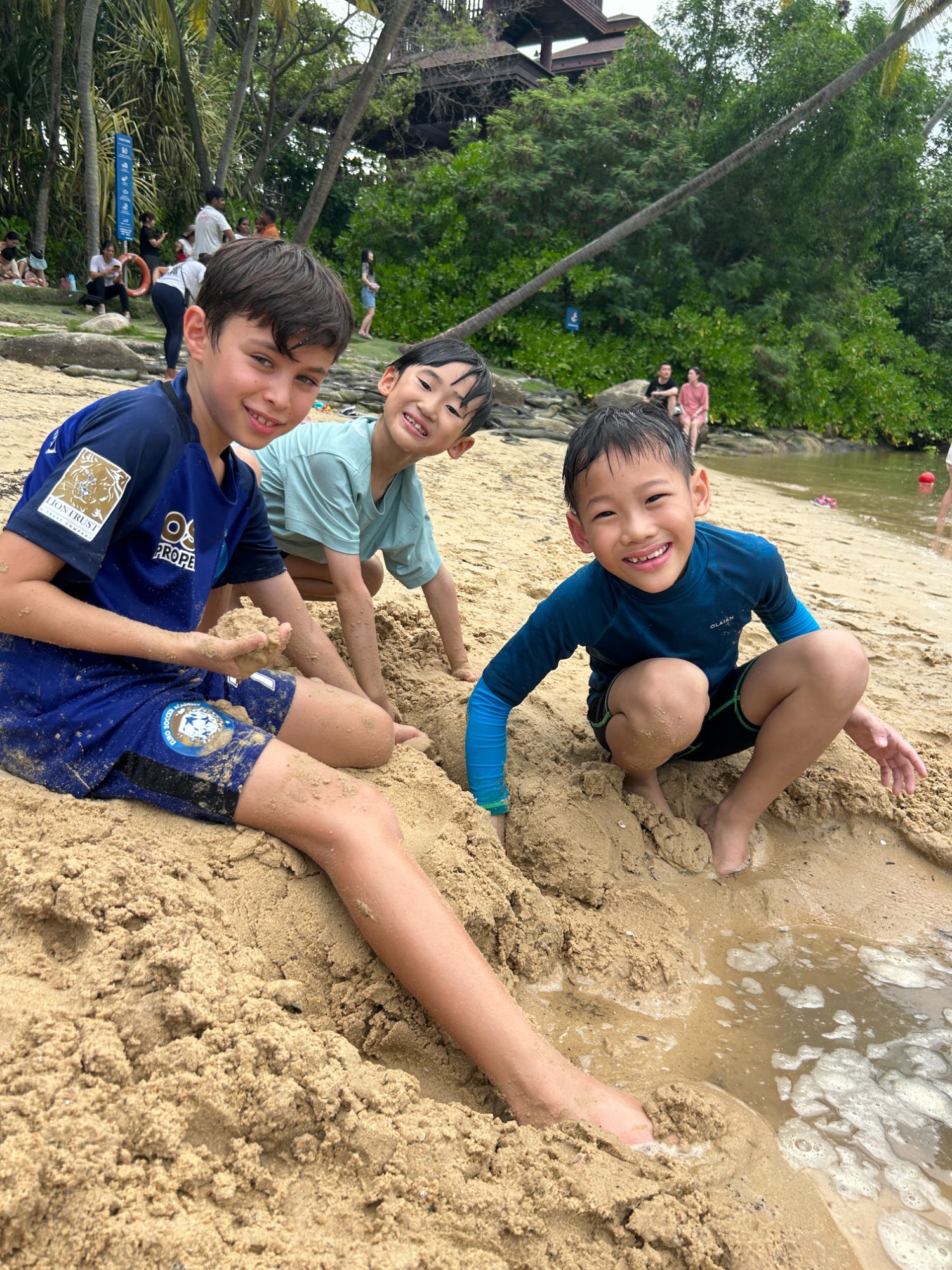 Kids outdoor camp beach Singapore